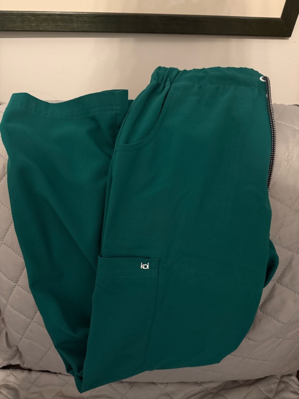 Koi Hunter Green Straight Leg Pants